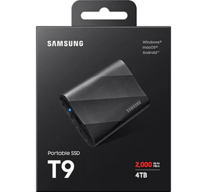 Samsung Накопичувач SSD USB 3.2 4TB T9 Samsung (MU-PG4T0B/EU)