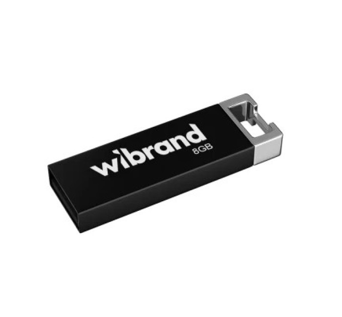 USB флеш накопичувач Wibrand 8GB Chameleon Black USB 2.0 (WI2.0/CH8U6B)