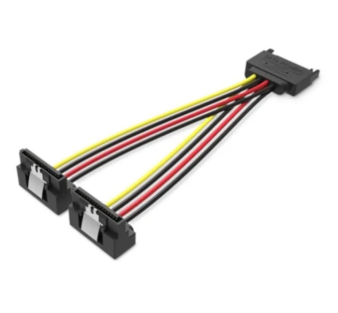 Кабель живлення Serial ATA Male to 2xSATA Female Vention (KDBBB)
