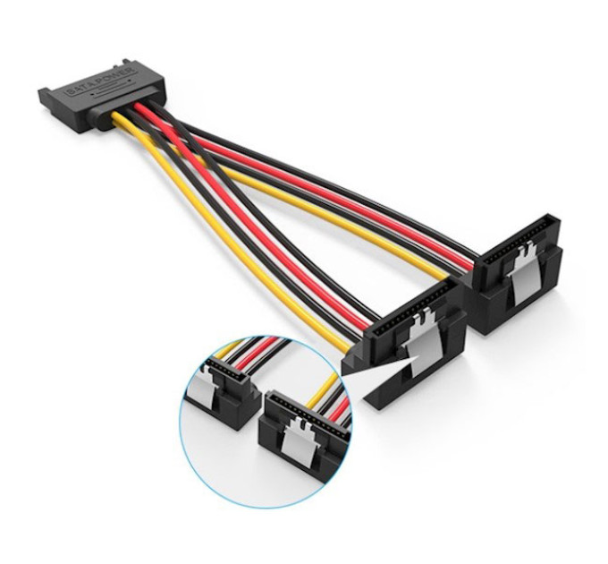 Vention Кабель живлення Serial ATA Male to 2xSATA Female Vention (KDBBB)