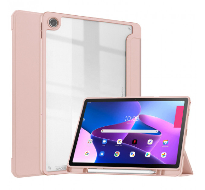 Чохол до планшета BeCover Soft Edge PM Lenovo Tab M10 Plus TB-125F (3rd Gen)/K10 Pro TB-226 10.61" Rose Gold (708369)