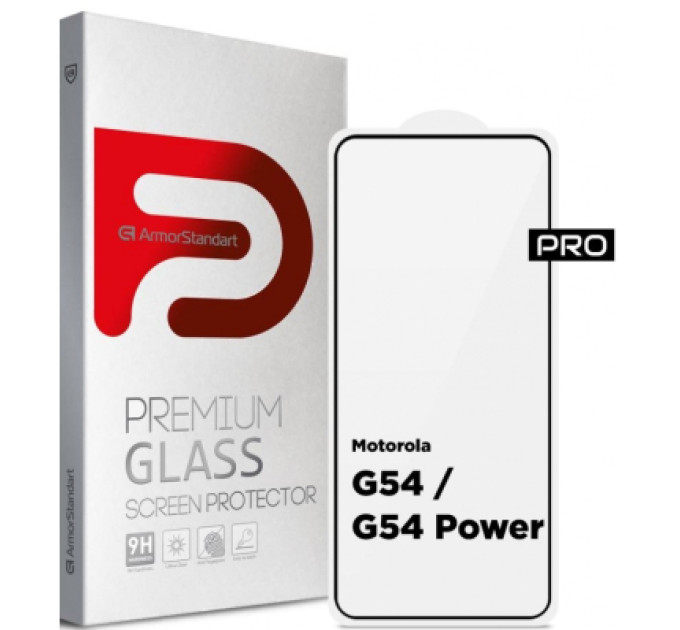 Скло захисне Armorstandart Pro Motorola G54 / G54 Power Black (ARM71082)