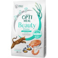 Optimeal Сухий корм для кішок Optimeal Beauty Fitness для стерилізованих/кастрованих з морепродуктами 4 кг (4820215369824)