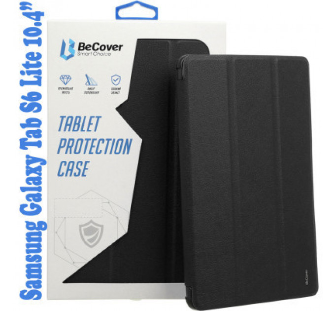 Чохол до планшета BeCover Soft Edge Pencil Mount Samsung Galaxy Tab S6 Lite 10.4 P610/P613/P615/P619 Black (708351)