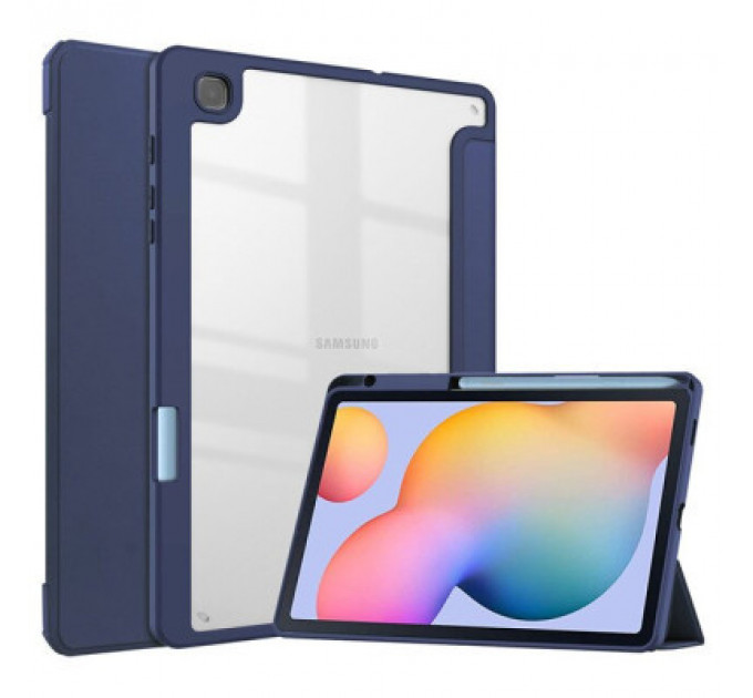 Чохол до планшета BeCover Soft Edge Pencil Mount Samsung Galaxy Tab S6 Lite 10.4 P610/P613/P615/P619 Deep Blue (708352)