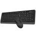 A4Tech A4Tech Fstyler FG1010, комплект бездротовий клавіатура з мишою, чорний+сірий колір