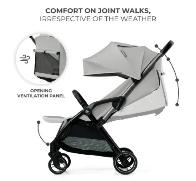 Kinderkraft Коляска Kinderkraft Apino Dove Grey (KSAPIN00GRY0000) (5902533924103)