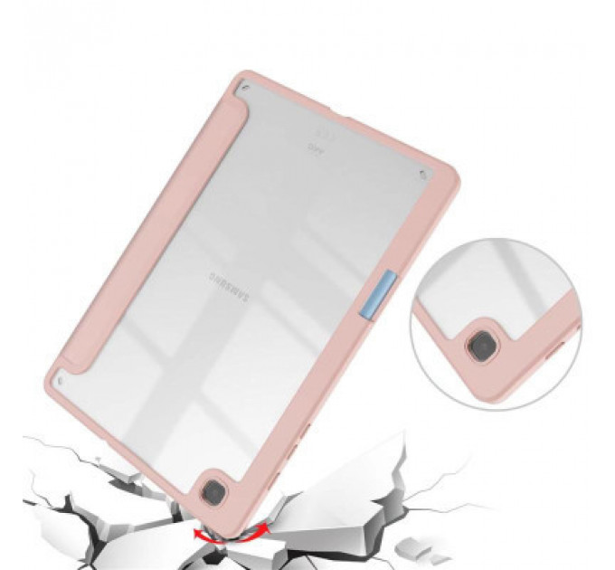 Чохол до планшета BeCover Soft Edge Pencil Mount Samsung Galaxy Tab S6 Lite 10.4 P610/P613/P615/P619 Rose Gold (708355)