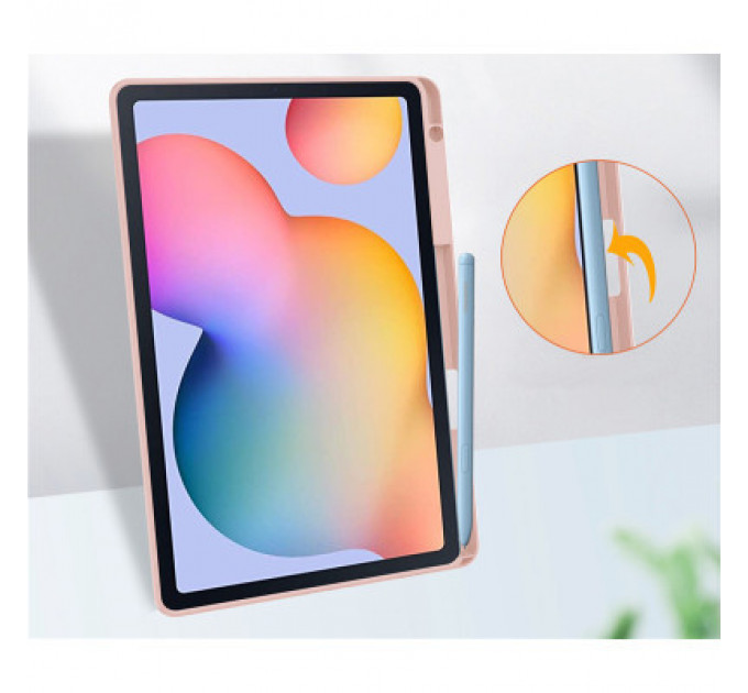 Чохол до планшета BeCover Soft Edge Pencil Mount Samsung Galaxy Tab S6 Lite 10.4 P610/P613/P615/P619 Rose Gold (708355)