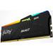 Модуль пам'яті для комп'ютера DDR5 128GB (2x64GB) 5600 MHz Beast RGB Kingston Fury (ex.HyperX) (KF556C40BBAK2-128)