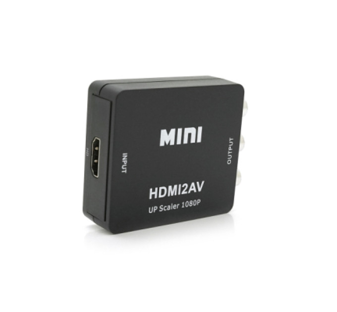 Перехідник HDMI F to 3xRCA F AV 720P/1080P black Voltronic (YT-CM-HDMI/AV-B)