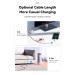 Essager Дата кабель USB 2.0 AM to USB-C 2.0m 100W black Essager (EXC7A-WLA01-P)