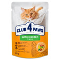 Club 4 Paws Вологий корм для кішок Club 4 Paws з куркою в соусі 7+ років 85 г (4820269144972)
