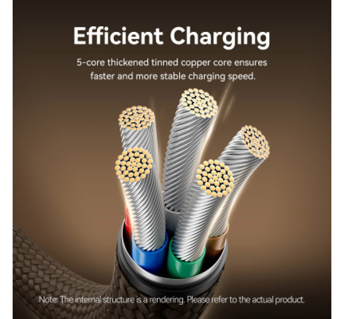 Дата кабель USB 2.0 Type-C Male to Type-C Male 3A Cable 1M Gold Aluminum Alloy Type VENTION (TRDJF)