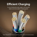 Дата кабель USB 2.0 Type-C Male to Type-C Male 3A Cable 1M Gold Aluminum Alloy Type VENTION (TRDJF)