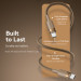 Дата кабель USB 2.0 Type-C Male to Type-C Male 3A Cable 1M Gold Aluminum Alloy Type VENTION (TRDJF)