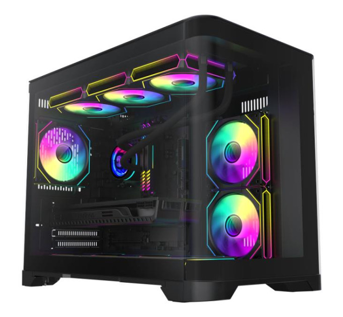 Корпус для комп'ютера MATX W/O PSU HYPE-M BK GAMEMAX