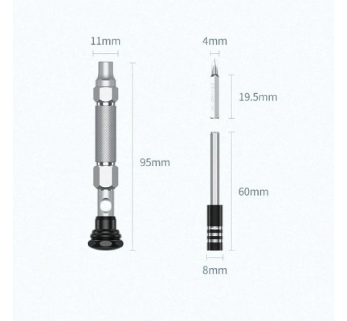 Набір викруток Ugreen CM372 38-in-1 Aluminum Alloy Screwdriver Set (80459)