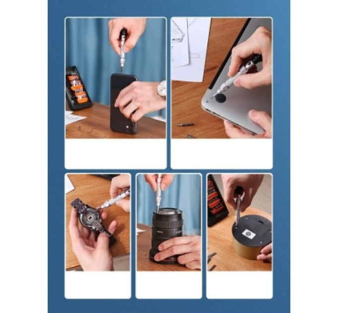 Набір викруток Ugreen CM372 38-in-1 Aluminum Alloy Screwdriver Set (80459)