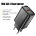 Essager Зарядний пристрій Essager USB-A QC3.0 45W black (ECT45W-RPB01-Z)