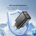 Essager Зарядний пристрій Essager USB-A QC3.0 45W black (ECT45W-RPB01-Z)