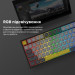 Ajazz Клавіатура Ajazz AK820 Sea Salt Switch RGB USB-C UA Black (AK820-SS-BGY)