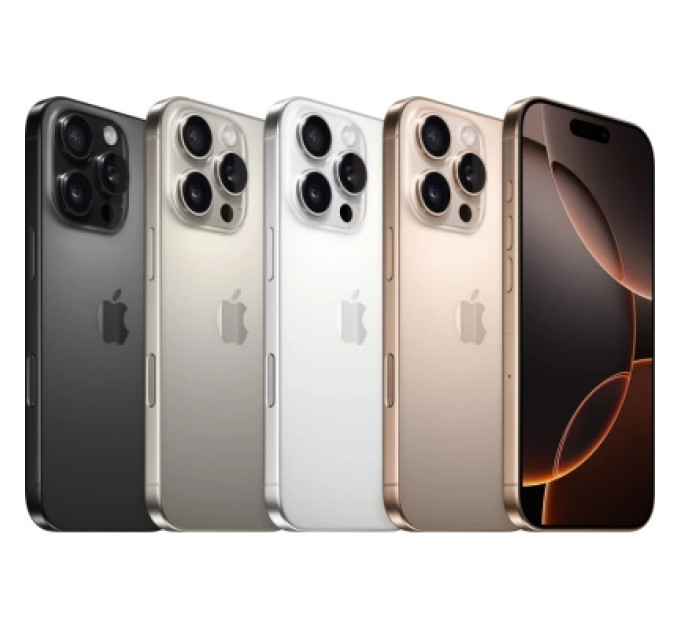 Apple Мобільний телефон Apple iPhone 16 Pro 256Gb eSim Natural Titanium (Grade A) USED (iP16Pr2eNaT_A)