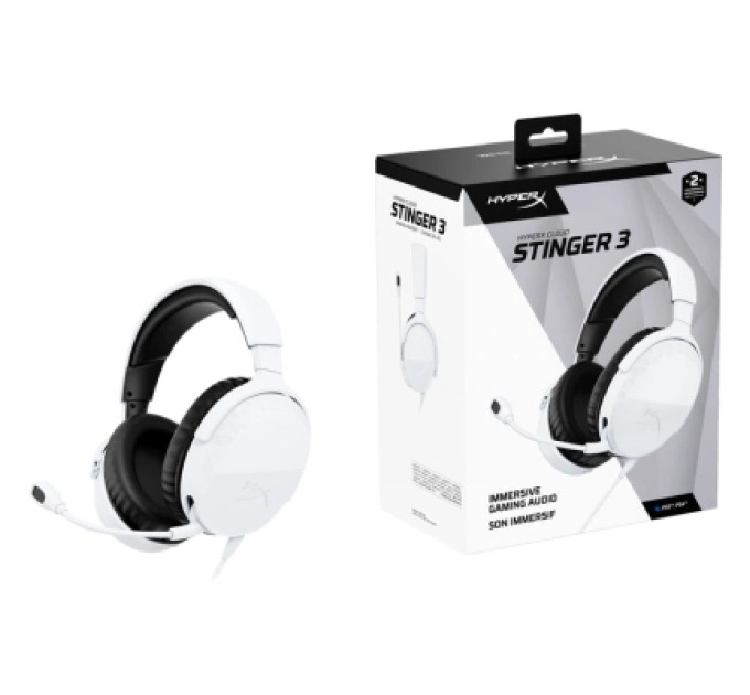 Навушники HyperX Cloud Stinger 3 Wired White (BS1T6AA)