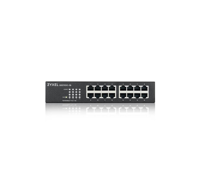 Комутатор ZYXEL GS1100-16 (GS1100-16-EU0104F)