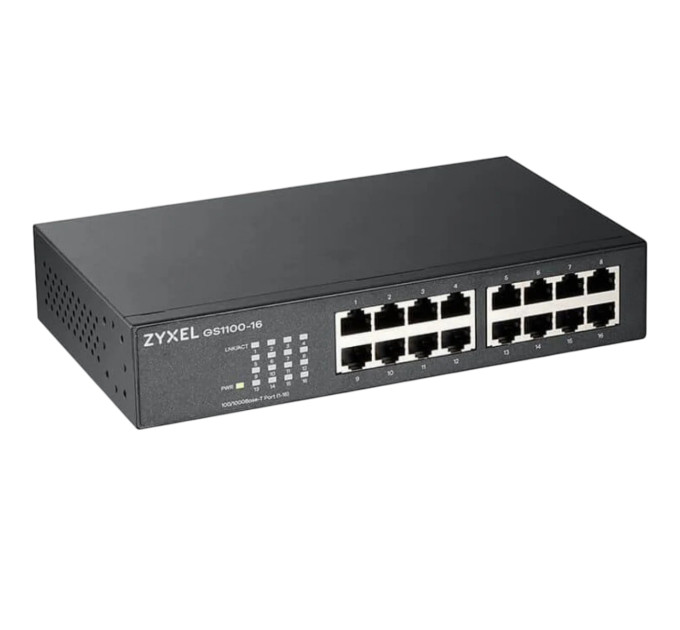 Комутатор ZYXEL GS1100-16 (GS1100-16-EU0104F)