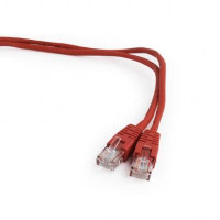 Патч корд Cablexpert PP12-0.5M/R, UTP, категорія. 5E, литий,  50u" штекер із фіксатором, 0.5 м, червоний
