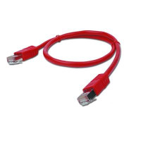 Патч корд Cablexpert PP12-1M/R, UTP, категорія. 5E, литий,  50u" штекер із фіксатором, 1 м, червоний