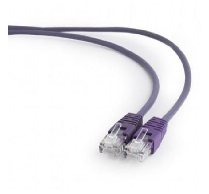 Cablexpert Патч корд Cablexpert PP12-1M/V, UTP, категорія. 5E, литий,  50u" штекер із фіксатором, 1 м, фіолетовий