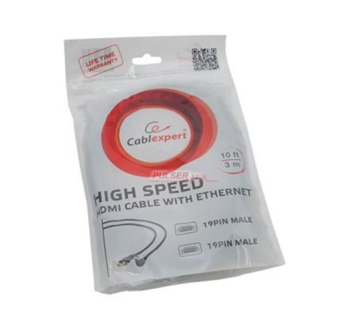 Cablexpert Кабель Cablexpert CC-HDMI490-15, HDMI V.1.4 вилка/кутова вилка, з позолоченими контактами, 4.5 м