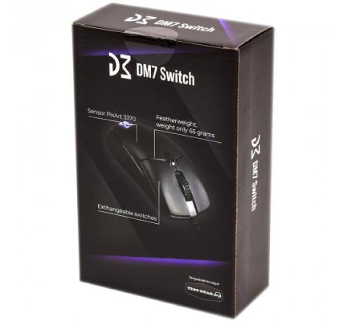 Мишка Dream Machines DM7 Switch Kailh PA 3370 Black (DM7_SWITCH)