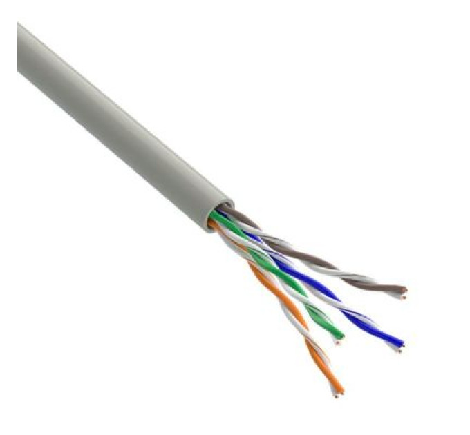 OK-Net Кабель мережевий OK-Net UTP 100м cat.5e (U/UTP-cat.5Е-SL) (КПВ-ВП (100) 4х2х0,46 / 100)