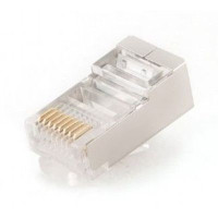 Конектор Cablexpert PLUG6SP/50, 8P8C, позолочені конткати, упаковка 50од.