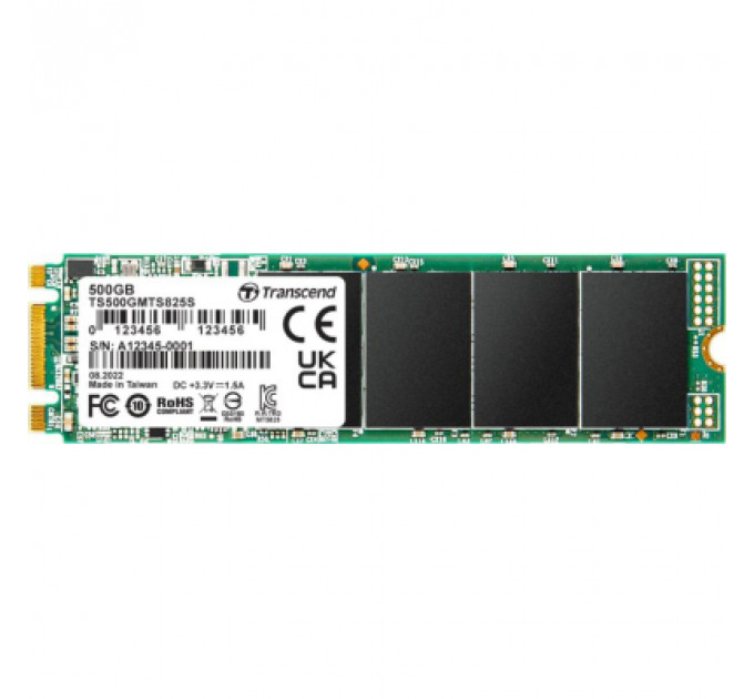 Накопичувач SSD M.2 2280 500GB Transcend (TS500GMTS825S)