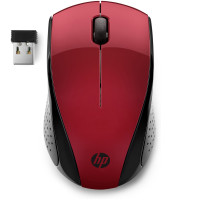 Мишка HP 220 Red (7KX10AA)