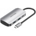 Vention Концентратор Vention USB3.1 Type-C --> USB 3.0x4/PD 100W Hub 5-in-1 (TNBHB)