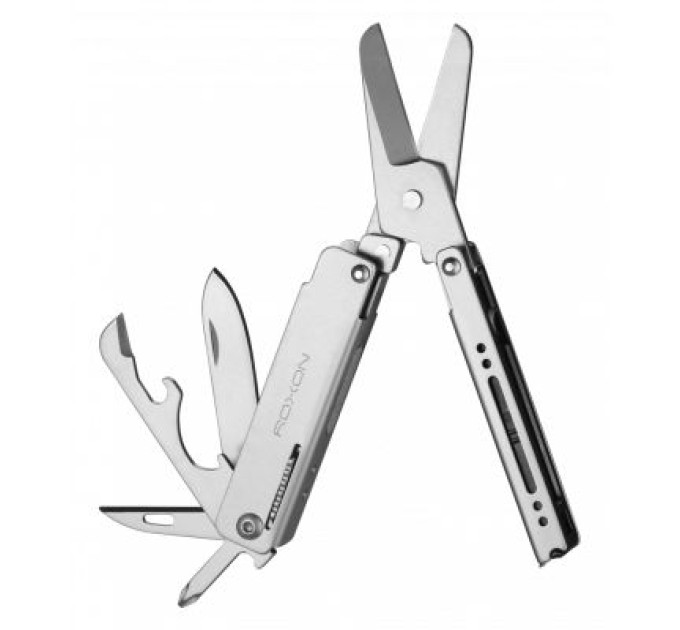 Roxon Мультитул Roxon зі змінними бітами Grey (M3)