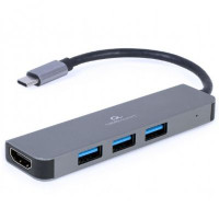 Адаптер Cablexpert A-CM-COMBO2-01, USB Type-C 2-в-1