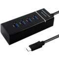 Maiwo Концентратор Maiwo USB Type-C to 4х USB3.0 cable 29 cm (KH303)