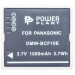 PowerPlant Акумулятор до фото/відео PowerPlant Panasonic DMW-BCF10E (DV00DV1254)