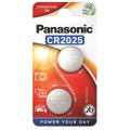 Panasonic Батарейка Panasonic CR 2025 * 2 LITHIUM (CR-2025EL/2B)