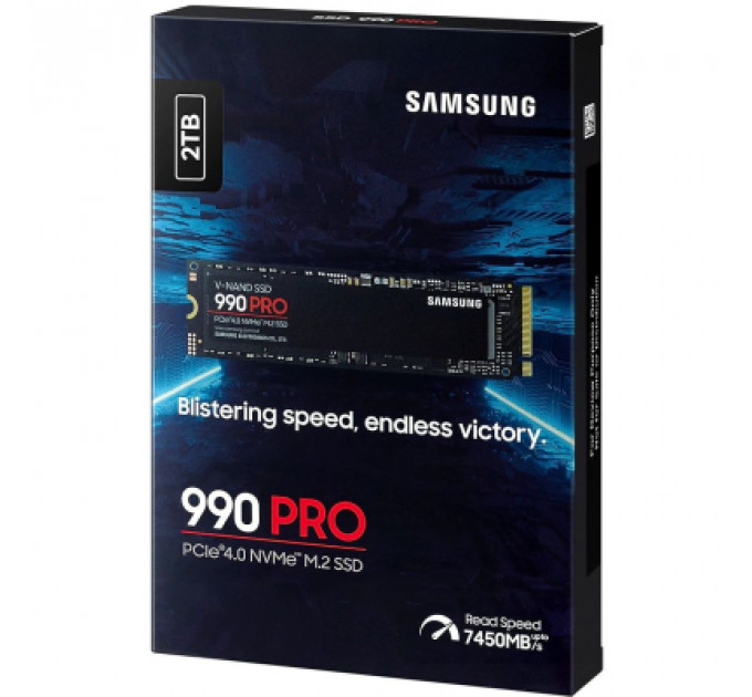 Накопичувач SSD M.2 2280 2TB 990 PRO Samsung (MZ-V9P2T0BW)