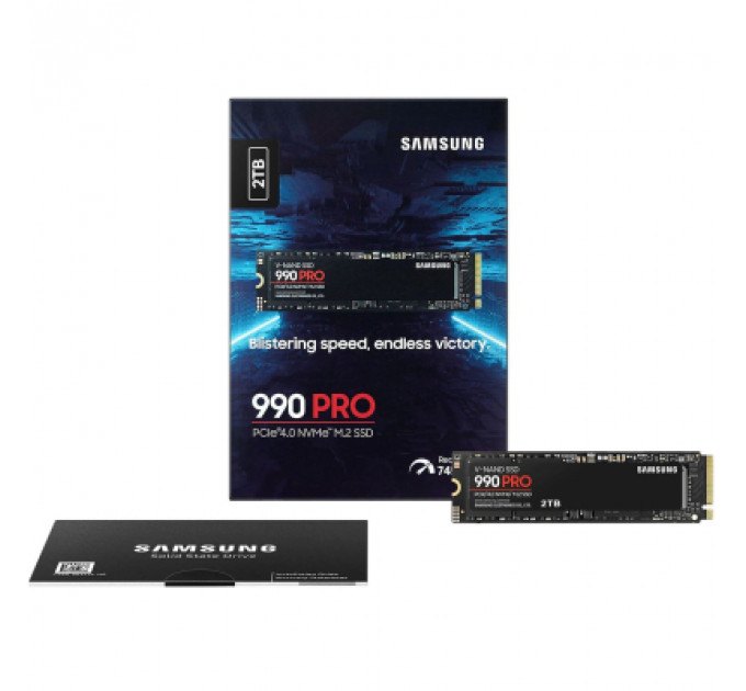 Накопичувач SSD M.2 2280 2TB 990 PRO Samsung (MZ-V9P2T0BW)