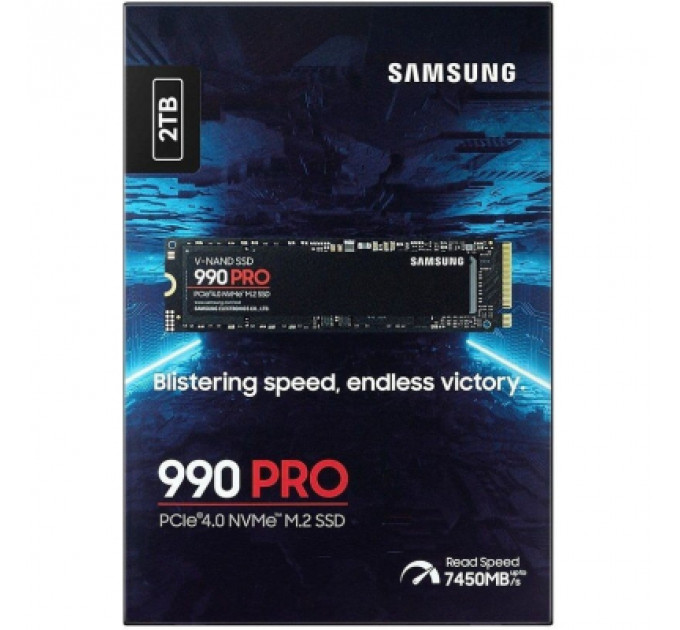 Накопичувач SSD M.2 2280 2TB 990 PRO Samsung (MZ-V9P2T0BW)