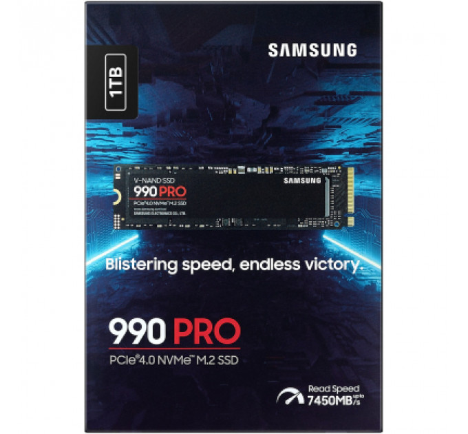 Накопичувач SSD M.2 2280 1TB 990 PRO Samsung (MZ-V9P1T0BW)