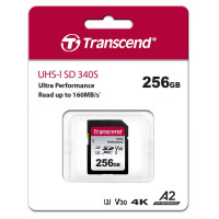 Карта пам'яті Transcend 256GB SD class 10 UHS-I U3 4K (TS256GSDC340S)